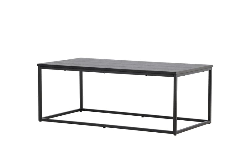 Mallan Rektangulært Sofabord 120x60 cm i Malet Træ - Sort - Møbler - Borde - Sofabord