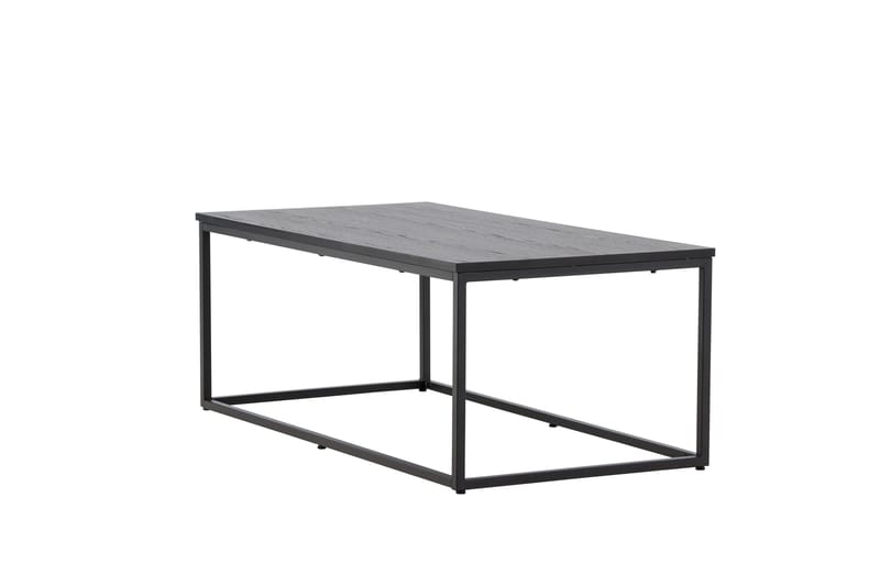 Mallan Rektangulært Sofabord 120x60 cm i Malet Træ - Sort - Møbler - Borde - Sofabord
