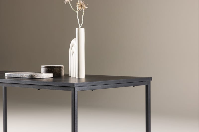 Mallan Rektangulært Sofabord 120x60 cm i Malet Træ - Sort - Møbler - Borde - Sofabord