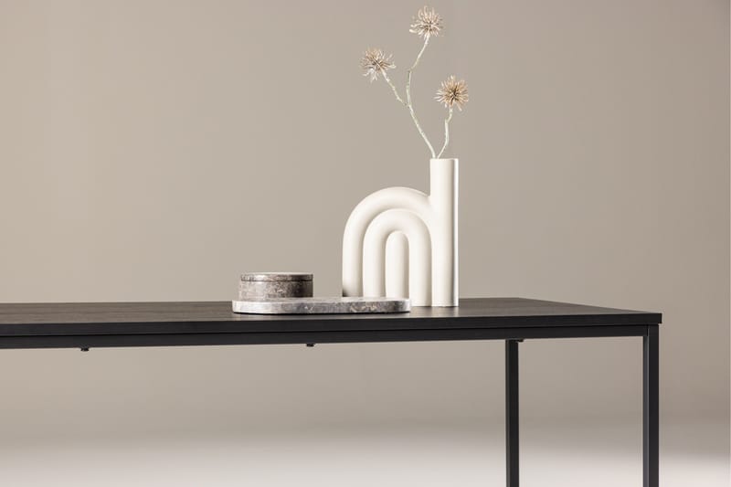 Mallan Rektangulært Sofabord 120x60 cm i Malet Træ - Sort - Møbler - Borde - Sofabord