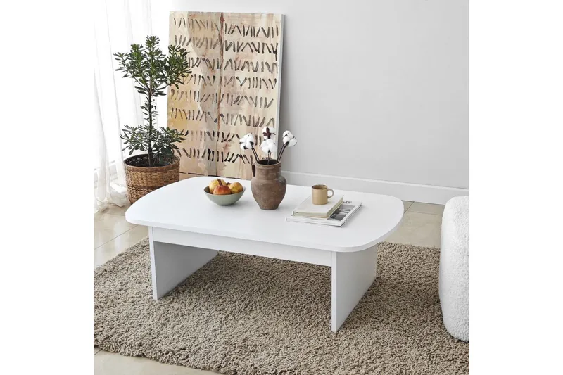 Sofabord Malo Hvid - Hvid - Møbler - Borde - Sofabord