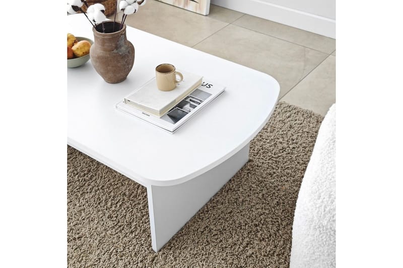 Sofabord Malo Hvid - Hvid - Møbler - Borde - Sofabord