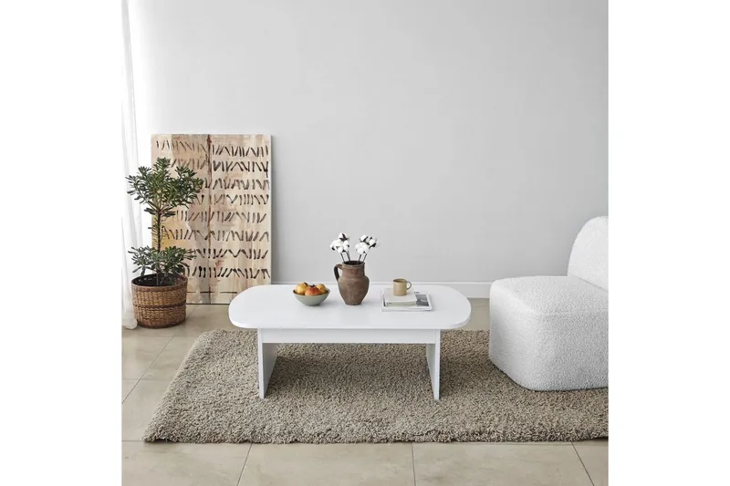 Sofabord Malo Hvid - Hvid - Møbler - Borde - Sofabord