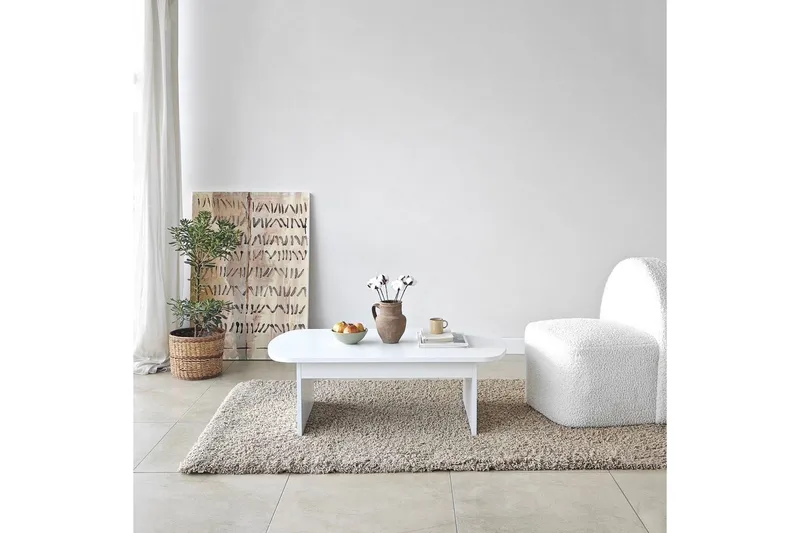 Sofabord Malo Hvid - Hvid - Møbler - Borde - Sofabord