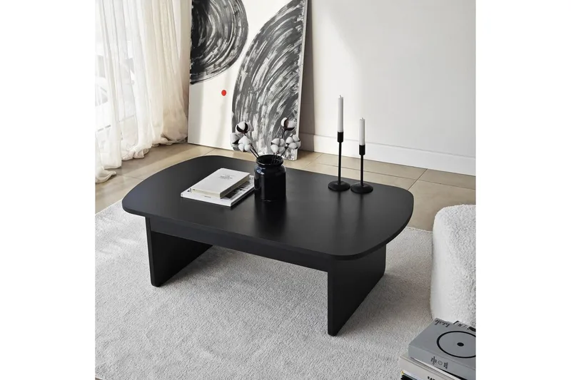 Sofabord Malo Sort - Sort - Møbler - Borde - Sofabord