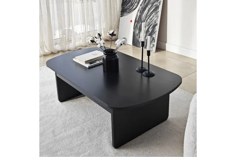 Sofabord Malo Sort - Sort - Møbler - Borde - Sofabord