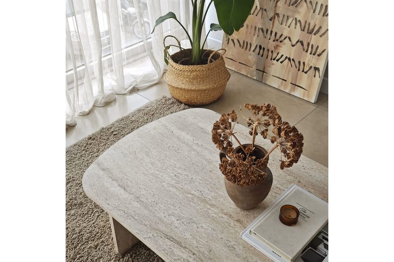 Sofabord Malo Travertin - Travertin - Møbler - Borde - Sofabord
