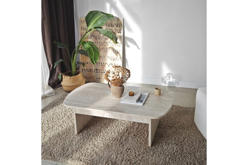 Sofabord Malo Travertin - Travertin - Møbler - Borde - Sofabord