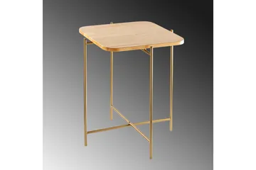 Mamta Kvadratisk Sofabord 46 cm i Lyst Træ - Beige - Møbler - Borde - Sofabord