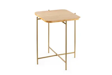 Mamta Kvadratisk Sofabord 46 cm i Lyst Træ - Beige - Møbler - Borde - Sofabord
