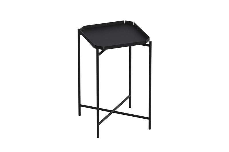 Mamta Kvadratisk Sofabord 46 cm i Metal - Sort - Møbler - Borde - Sofabord