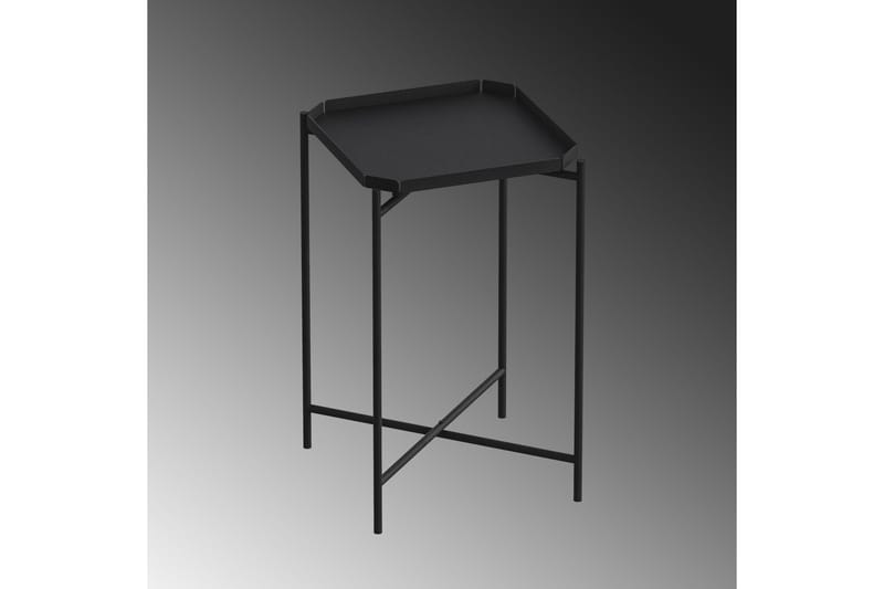 Mamta Kvadratisk Sofabord 46 cm i Metal - Sort - Møbler - Borde - Sofabord