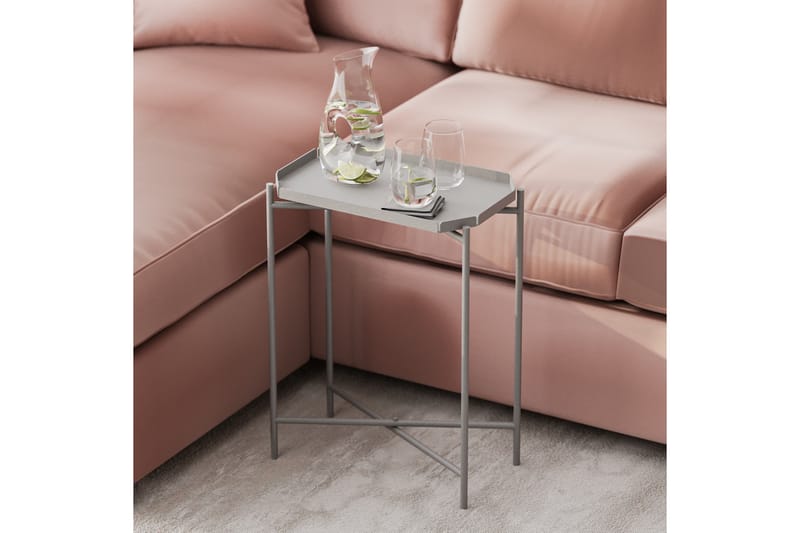 Mamta Sofabord 26 cm - Grå - Møbler - Borde - Sofabord