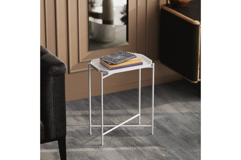 Mamta Sofabord 26 cm - Hvid - Møbler - Borde - Sofabord
