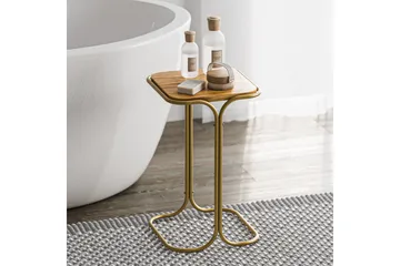 Mamta Sofabord 30 cm - Guld/Nature - Møbler - Borde - Sofabord