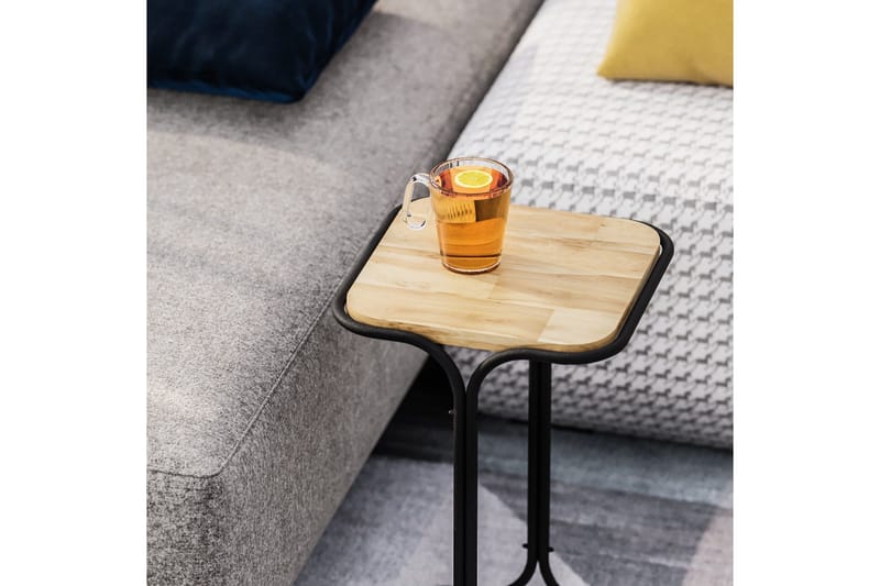 Mamta Sofabord 30 cm - Sort/Nature - Møbler - Borde - Sofabord