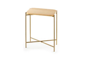 Mamta Sofabord 40 cm - Guld/Nature - Møbler - Borde - Sofabord