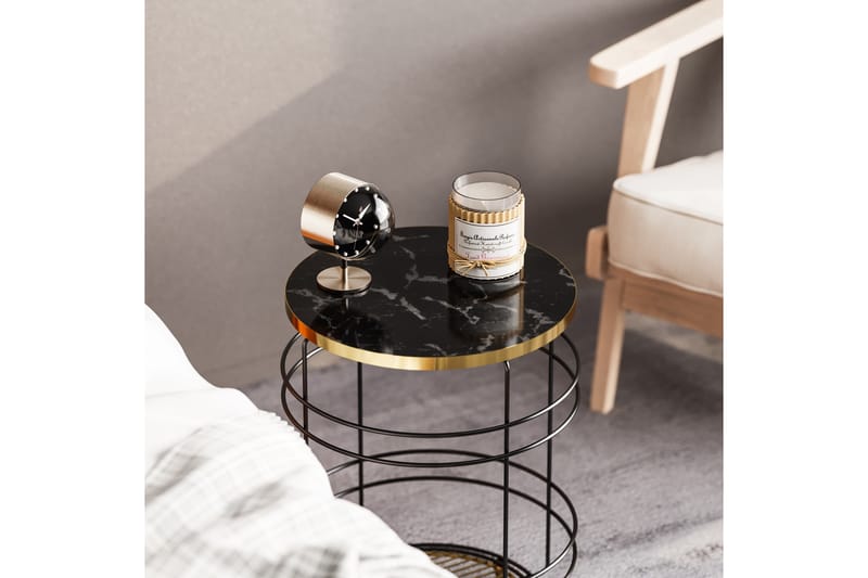 Mamta Sofabord 40 cm - Sort - Møbler - Borde - Sofabord