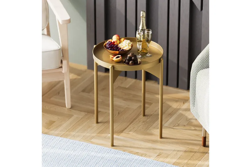 Mamta Sofabord 44 cm, Guld