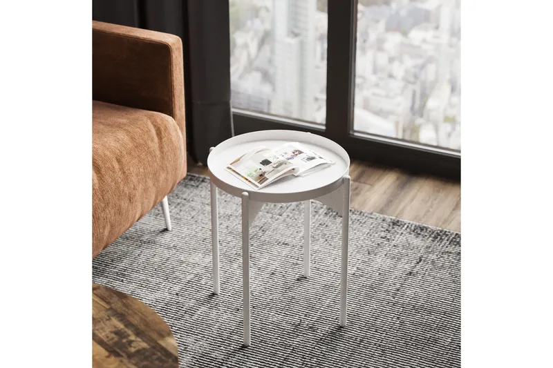 Mamta Sofabord 44 cm - Hvid - Møbler - Borde - Sofabord