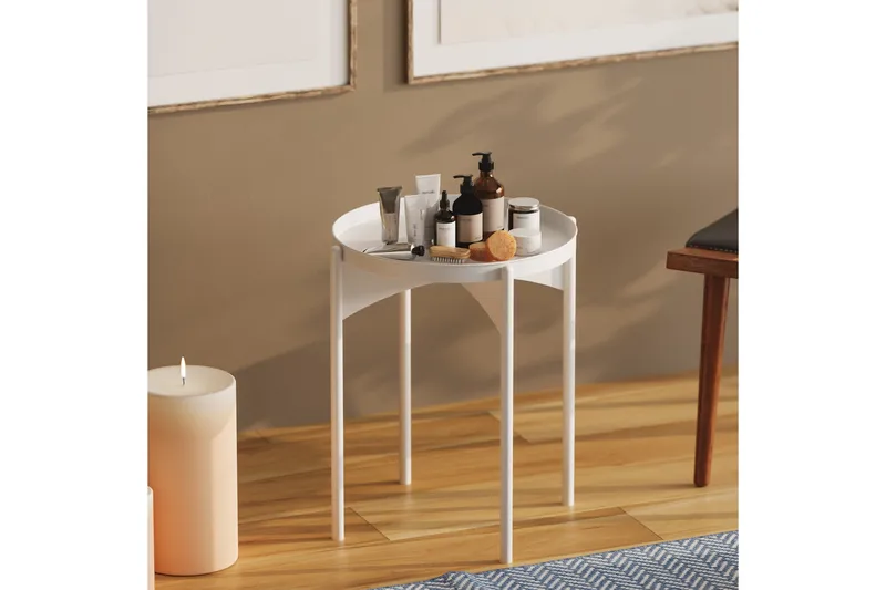 Mamta Sofabord 44 cm - Hvid - Møbler - Borde - Sofabord