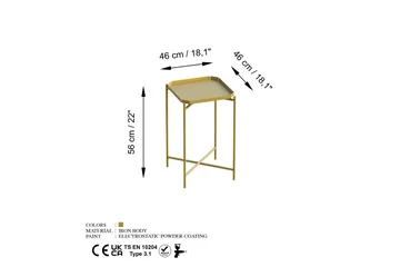 Mamta Sofabord 46 cm - Guld - Møbler - Borde - Sofabord