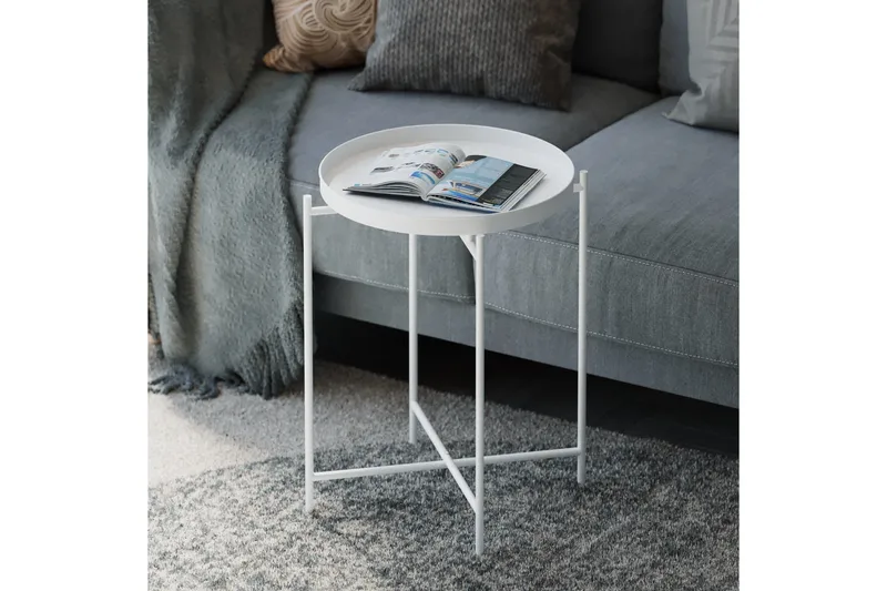 Mamta Sofabord 46 cm, Hvid
