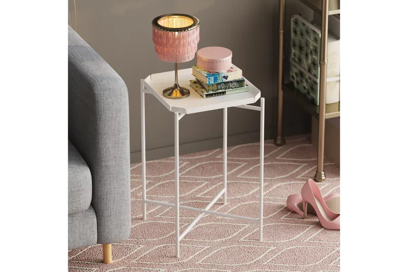 Mamta Sofabord 46 cm, Hvid