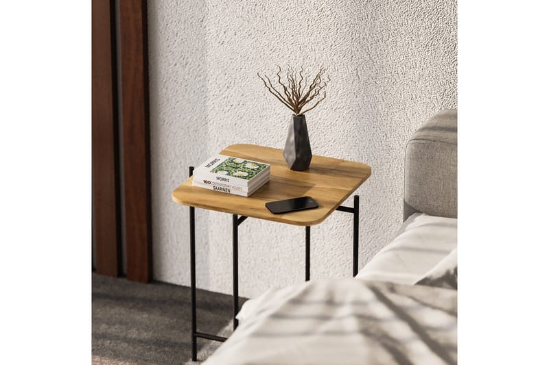 Mamta Sofabord 46 cm - Sort/Nature - Møbler - Borde - Sofabord