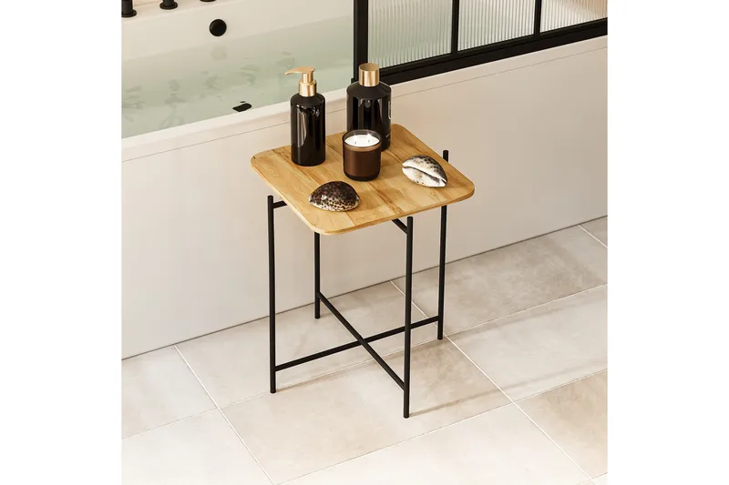 Mamta Sofabord 46 cm - Sort/Nature - Møbler - Borde - Sofabord