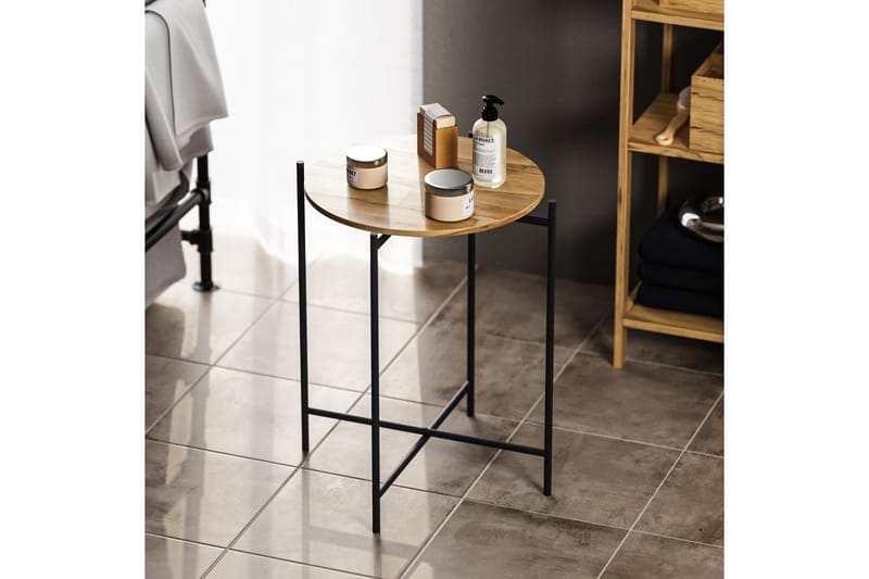 Mamta Sofabord 46 cm - Sort/Nature - Møbler - Borde - Sofabord