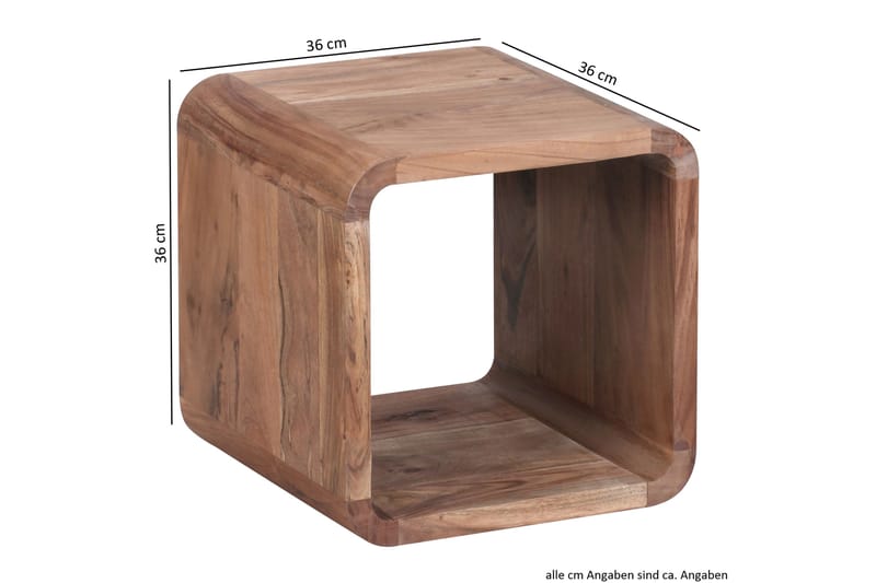 Mancheno Indskudsbord 36 cm 2 Bord - Akacie - Møbler - Borde - Sofabord