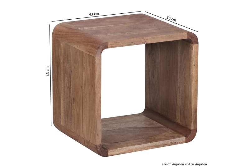 Mancheno Indskudsbord 36 cm 2 Bord - Akacie - Møbler - Borde - Sofabord