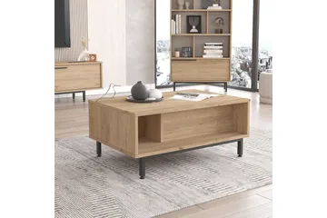 Manku Sofabord 90 cm - Valnød finér - Møbler - Borde - Sofabord