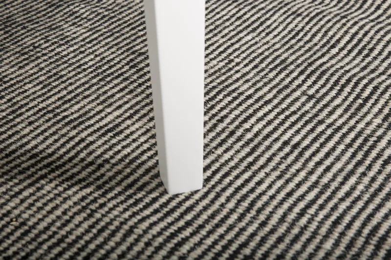 Mantorp Sofabord 80 cm Rundt med Opbevaring Hylde - Massivt Eg/Hvid - Møbler - Borde - Sofabord - Sofabord med opbevaring