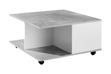 Marchall sofabord 70 cm - Hvid - Møbler - Borde - Sofabord - sofabord med hjul