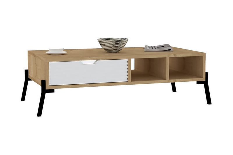 Marsonia Sofabord 100x28,2x100 cm - Blå - Møbler - Borde - Sofabord