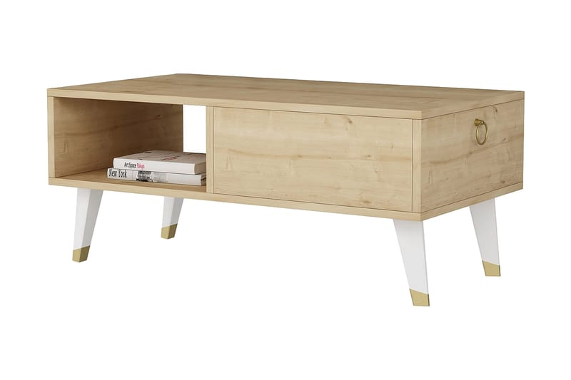 Marteby Sofabord 90x42,4x90 cm - Blå - Møbler - Borde - Sofabord