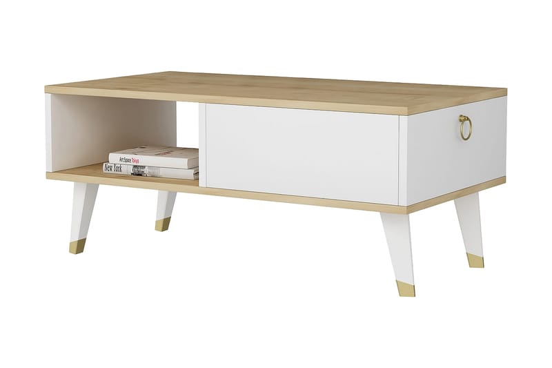 Marteby Sofabord 90x42,4x90 cm - Blå - Møbler - Borde - Sofabord