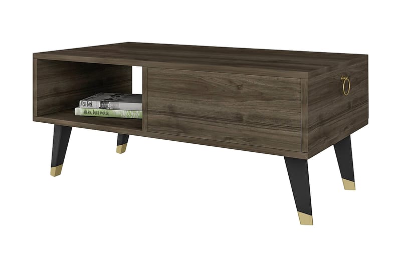 Marteby Sofabord 90x42,4x90 cm - Brun - Møbler - Borde - Sofabord