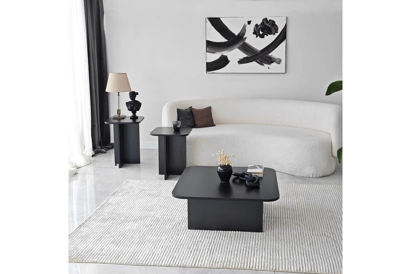 Masakage Sofabord 40 cm - Sort - Møbler - Borde - Sofabord