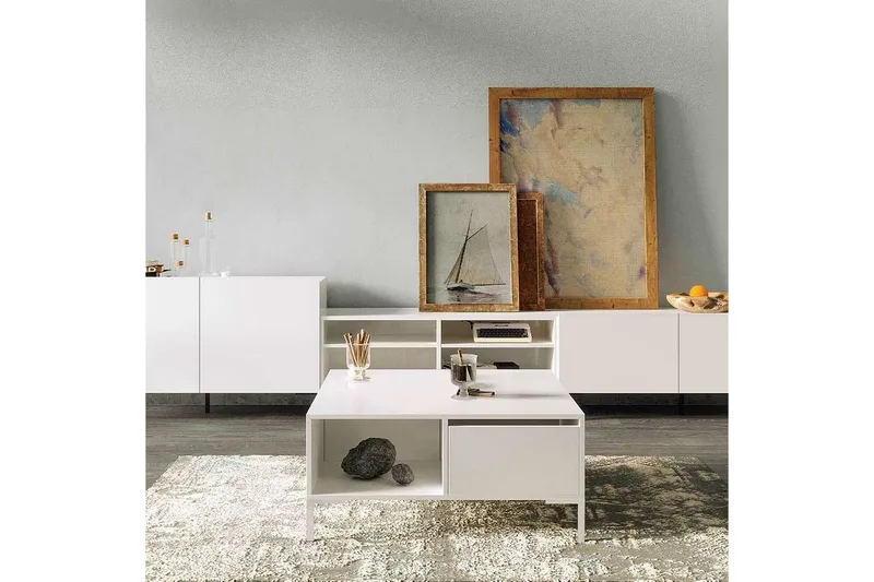 Sofabord Masao Diamant / Hvid - Diamant / Hvid - Møbler - Borde - Sofabord