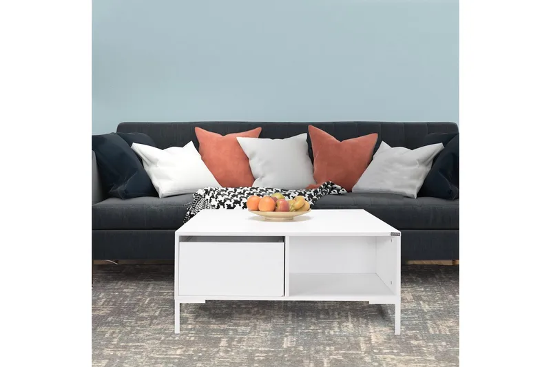 Sofabord Masao Diamant / Hvid - Diamant / Hvid - Møbler - Borde - Sofabord