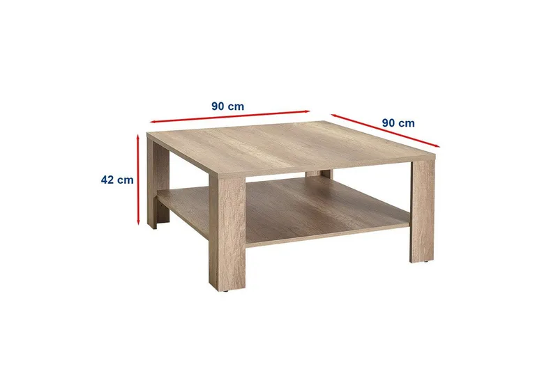 Sofabord Masao Lys Valnød - Lys Valnød - Møbler - Borde - Sofabord