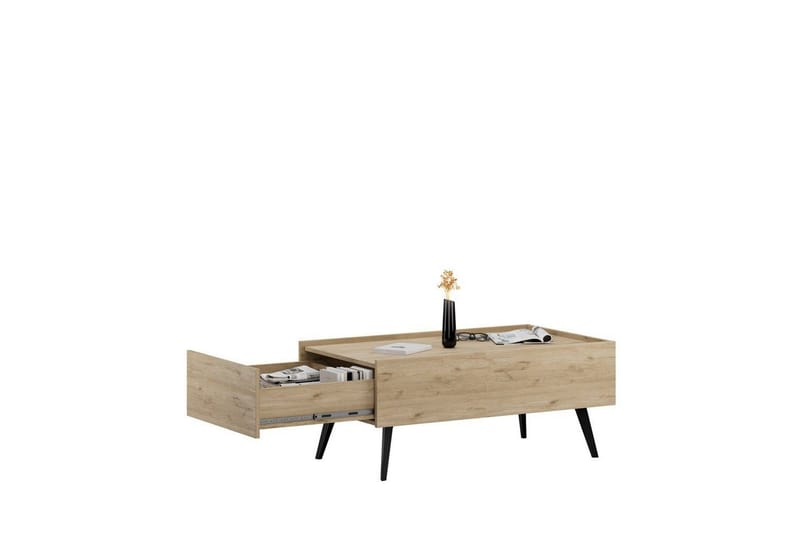 Sofabord Masao Oak - Lysebrun - Møbler - Borde - Sofabord