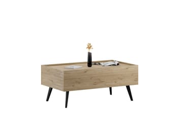 Sofabord Masao Oak - Lysebrun - Møbler - Borde - Sofabord