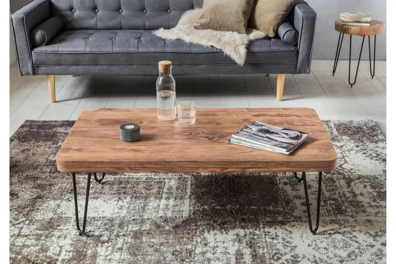 Mayotte Sofabord 115 cm, Akacie/Sort