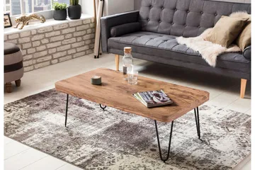 Mayotte Sofabord 115 cm - Akacie/Sort - Møbler - Borde - Sofabord