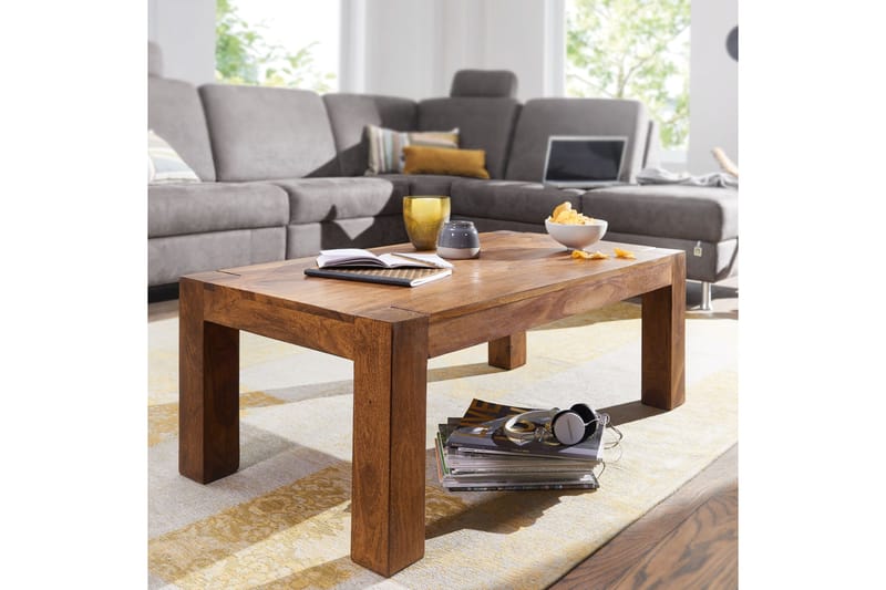 Mccarthyville Sofabord 110 cm - Massivt Træ - Møbler - Borde - Sofabord
