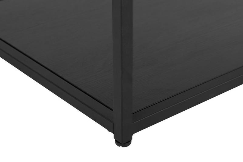 Medora Sofabord 100 cm med Opbevaring Hylde - Sort - Møbler - Borde - Sofabord